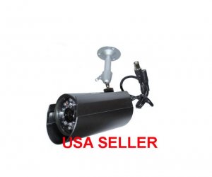 4 Night Video Home Security Camera Color IR 24 LED