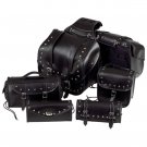 6pc Heavy-Duty Waterproof PVC Motorcycle Bag Set