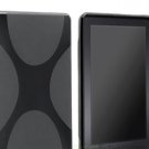 Kindle Fire Black X-Line TPU Rubber Skin Soft Case Cover 7"