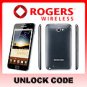 Samsung Galaxy Note Unlock Codes for Rogers