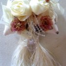 Pillow Ribbon Rose Silk Curtain Tiebacks (Pair)