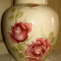 Ceramic Ginger Jar with Red Roses