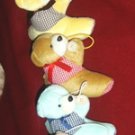 Children Curtain Tie Backs - Teddy Vested Bears CT 23