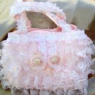 Victorian Lace Purse-Handbag- Baby Pink  LP23