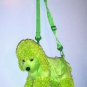 Poodle Handbag Purse for Children - Green Large PB23