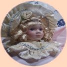 Victorian Christmas Tree Ornament Vintage Doll "Antoinette"