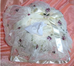 Vintage Victorian Lace Roll TissueCover ATC 50 - Small