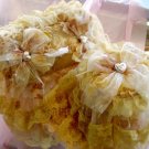 Vintage Victorian Lace Tissue Box Cover large+small roll cover SET ATC74