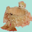 Children Organizer Lace Baskets LB25 medium Peeking Bear Basket