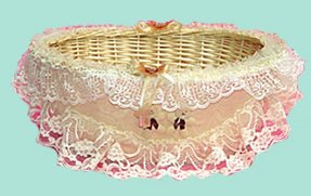 Children Organizer  Baskets LB32- Bear Candelight without Handles