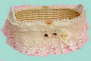 Children Organizer  Baskets LB32- Bear Candelight with Handles