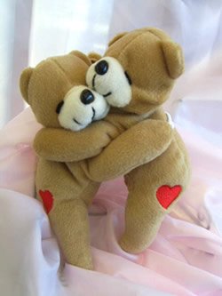 Children Curtain Tie Backs - Red Heart Teddy Bears CT 28