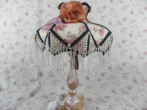 Vintage victorian style shabby chic antique lamp VL25