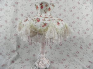 Vintage victorian style shabby chic antique lamp VL26