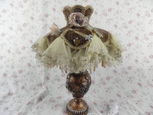 Vintage victorian style shabby chic antique lamp VL24
