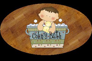 Baby boy bathtime personalized wall wood plaque-sign 8 X 10 (J), decor idea