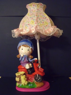 Kids boy girl nursery d&Atilde;&copy;cor resin table accent lamp night light NEW  SF-23