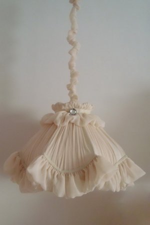 Vintage shabby chic hanging swag lamp VL 24 Vanilla