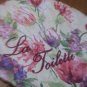 Vintage floral victorian shabby chic bath wall plaque VS28