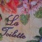 Vintage roses victorian shabby chic bath wall plaque VS25