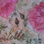 Victorian roses vintage shabby chic bath wall plaque VS24