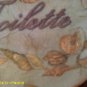 Seashells vintage shabby chic bath wall plaque VS37