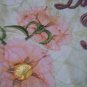 Peonies vintage shabby chic bath wall plaque VS26