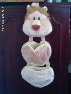 boy - girl wall storage hanging bag lion theme HB32