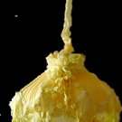 Vintage victorian shabby chic hanging swag lamp VL 23 yellow
