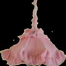 Vintage shabby chic hanging swag lamp VL 24 Pink