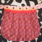 6-10 girl's reversible half apron