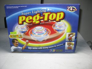 Flashing Spinning top
