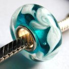 Sterling Silver lampwork glass Bracelet Bead fits Troll/Chamilia/Biagi-6