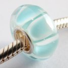 Sterling Silver Lampwork Glass Bead fits Troll/Chamilia/Biagi-A31