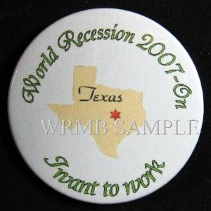 Texas/I want to work Button
