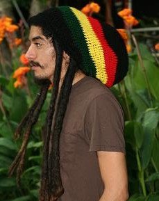 XL Black Rasta Tam
