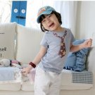 Binypig Tie Print T-shirt
