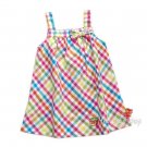 ZARA Checked Dress with Ribbon