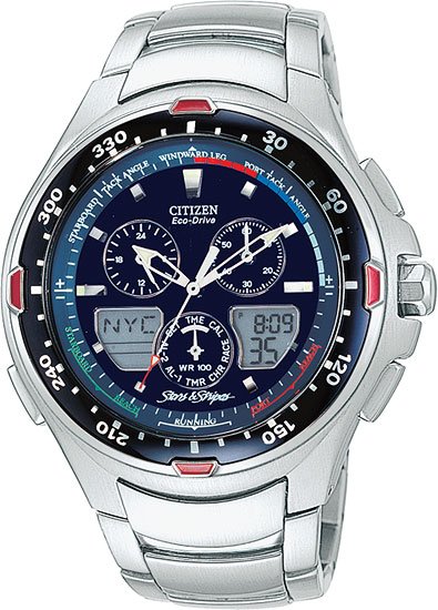 citizen eco drive sailhawk yacht timer