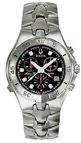 bulova chronograph alarm marine star