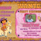 Custom Dora the explorer cowgirl Birthday Invitation