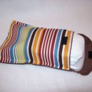 NEW Autumn Stripe travel diaper wipe pouch bag