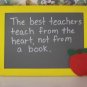 Chalkboard school plaque sign teacher gift Customize