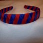 Ole Miss Royal & red woven braided ribbon headband NEW
