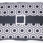 NEW Black and White Octagon Retro Boutique Wipe Case