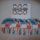 Nautical Stripe Closet Dividers