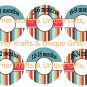 Nautical Stripe Closet Dividers