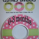 Pink & Green Dots Closet Dividers