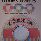 Tropical Dots & Stripes Closet Dividers
