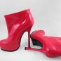 Women patent leather high-heel "ysl ankle bootie